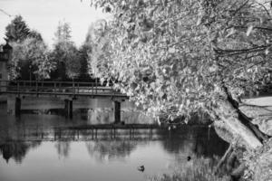 autumn time at ta german castle photo