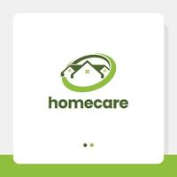 Homecare logo design vector