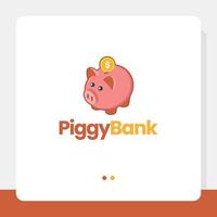 PiggyBank Logo Design vector