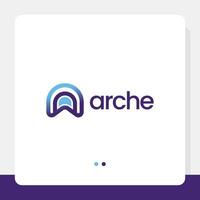 Arche logo design vector