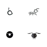 Ant vector icon illustration design