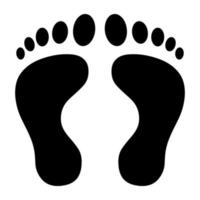 Perfect design icon of footprints vector