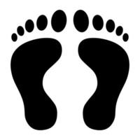 Perfect design icon of footprints vector