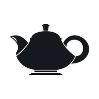 Teapot icon, simple style vector