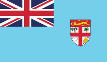 Fiji flag image vector