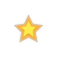 Star icon template vector