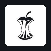 icono de núcleo de manzana, estilo simple vector