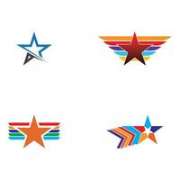 Star icon template vector design