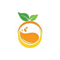 Orange logo icon vector illustration