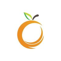 Orange logo icon vector illustration