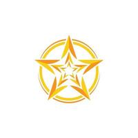 Star icon template vector