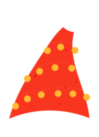 Kerstmis hoed versierd met lichten. png