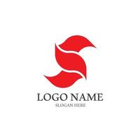 Business corporate S letter logo design vector