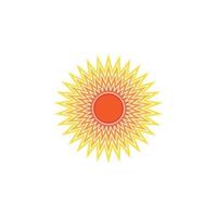 Sun vector illustration icon