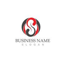 Business corporate S letter logo vector