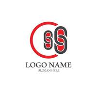 Business corporate S letter logo design vector