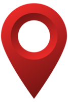 Red map pin icon png