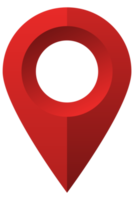 Red map pin icon png