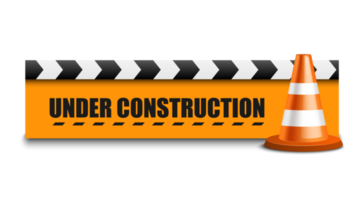 Under construction sign png