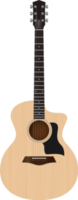 Realistic acoustic guitar png