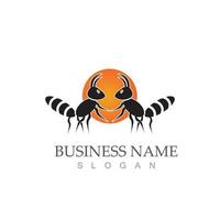 Ant logo template vector illustration design