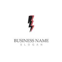 Thunderbolt logo logo vector illustration