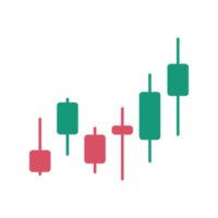 Stock chart. Digital asset investment idea. png