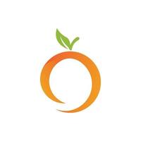 Orange logo icon vector illustration