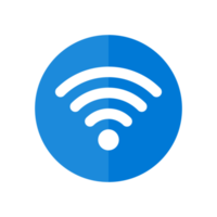 icône Wi-Fi. vecteur de symbole sans fil pour la connexion internet à partir de la diffusion du routeur. png