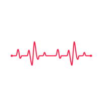 Heartbeat graph Concept of helping patients and exercising for health. png