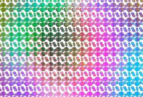 Light Multicolor, Rainbow vector background with liquid shapes.