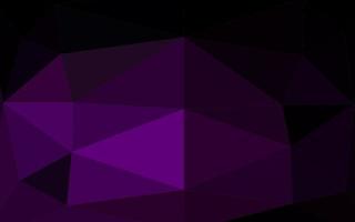 Dark Purple vector blurry triangle pattern.