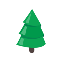 Weihnachtsbaum. eine mit bunten Lichtern geschmückte Kiefer, um Weihnachten zu feiern. png