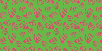 seamless pattern of Skeleton hands.Vector vector