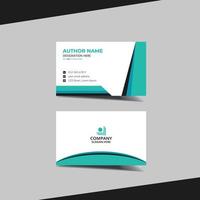 Corporate Business Card Design vector