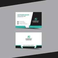 Corporate Business Card Design vector