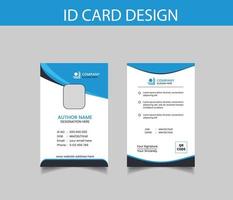 Corporate Id Card Design Template vector