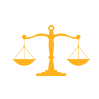 judge scales The symbol of justice in the judgment of the judges in the courts. png