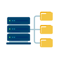 database server data storage technology on cloud computing for file security png