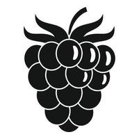 Raspberry icon, simple style vector