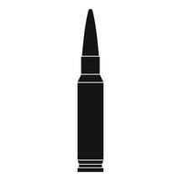 Small bullet icon, simple style vector