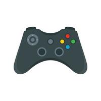 Gamepad control icon, flat style vector