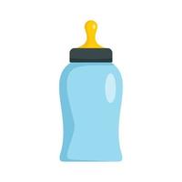 Bottle nipple icon, flat style vector