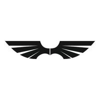 Business wings icon, simple style vector
