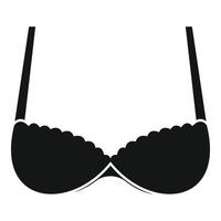 Uplift bra icon, simple style vector