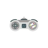 icono de joystick, estilo plano vector