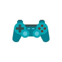 icono de joystick de juego, estilo plano vector