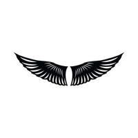 Bird wings icon, simple style vector