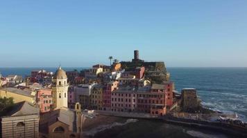 vernazza antenn se i cinque terre, liguria Italien video