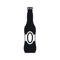 icono de botella de cerveza, estilo simple vector